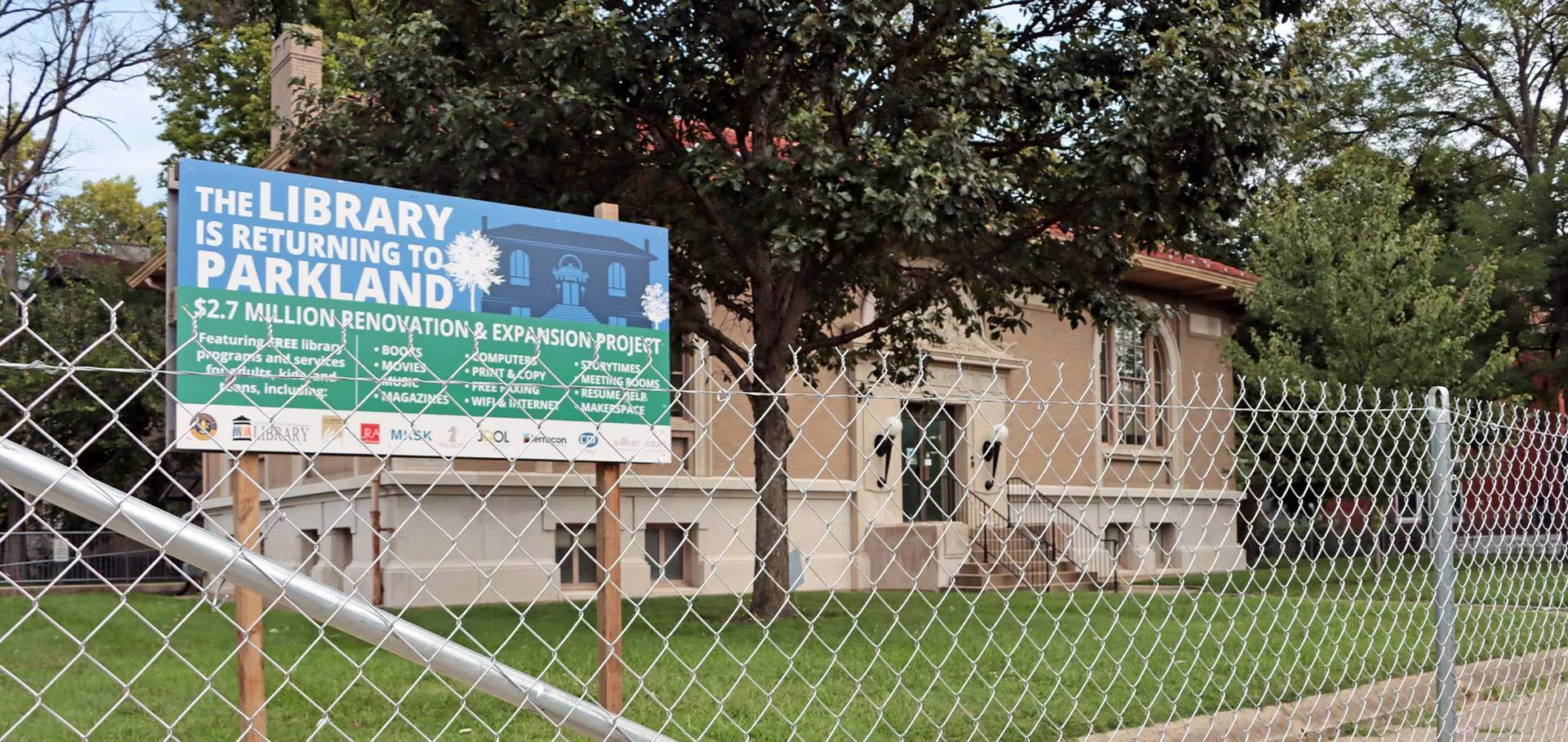 PARKLAND REOPENING 2025 Louisville Free Public Library